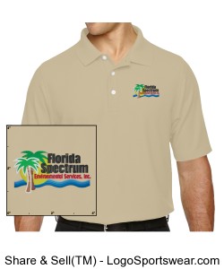 Florida-Spectrum Environmental Embroidered Logo Mens Polo Design Zoom
